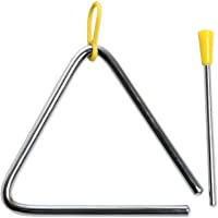 CASCHA HH 2004 Triangulo con martillos con empuñadura de goma- para percusión y educación musical temprana